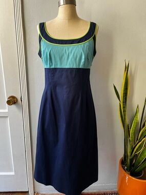 Boden• 100% Cotton• Colorblock Dress